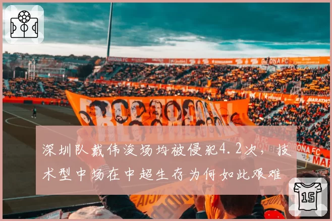 深圳队戴伟浚场均被侵犯4.2次,技术型中场在中超生存为何如此艰难?